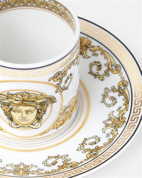 set bicchieri versace|Virtus Gala Espresso Cup & Saucer .